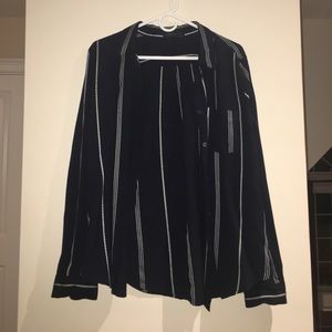 NEW navy blue button-down cardigan