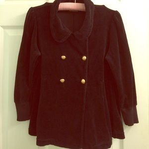 Juicy Couture Velour Military Jacket