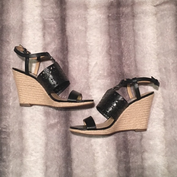 Michael Kors Darcie Wedge in Black - Picture 6 of 7