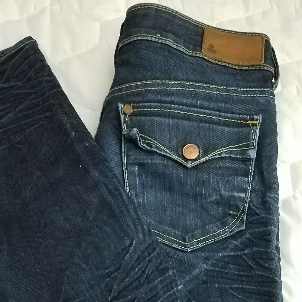 H&M straight leg, dark denim