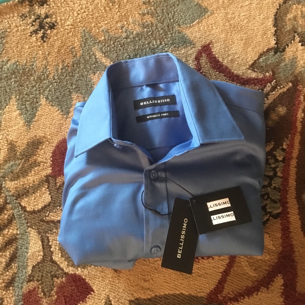 Baby blue brand new dress shirt!
