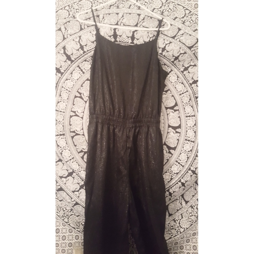 🔴 Black Glitter Jumpsuit