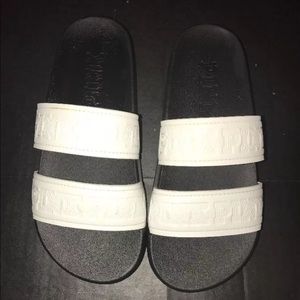 Victoria's Secret PINK double strap slide sandals