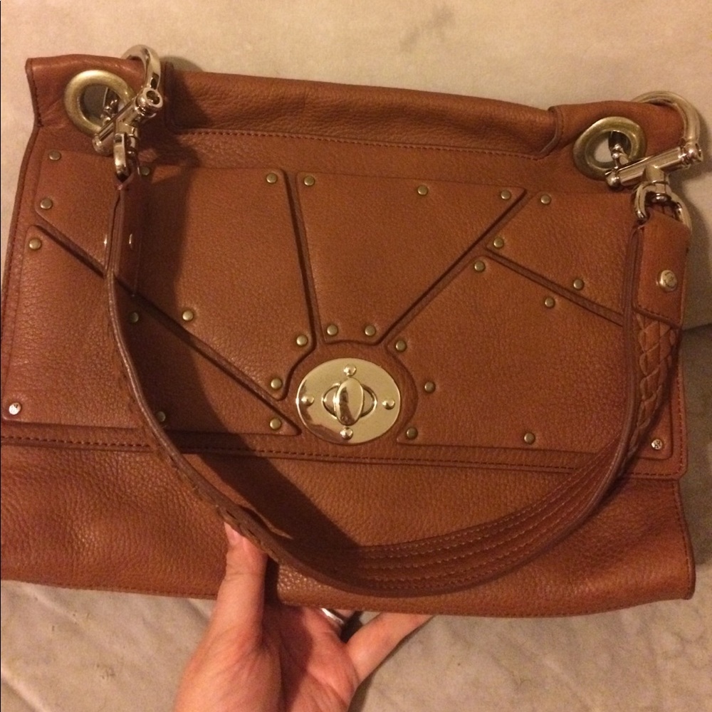 Hayden Harnett Tallulah whiskey cognac brown