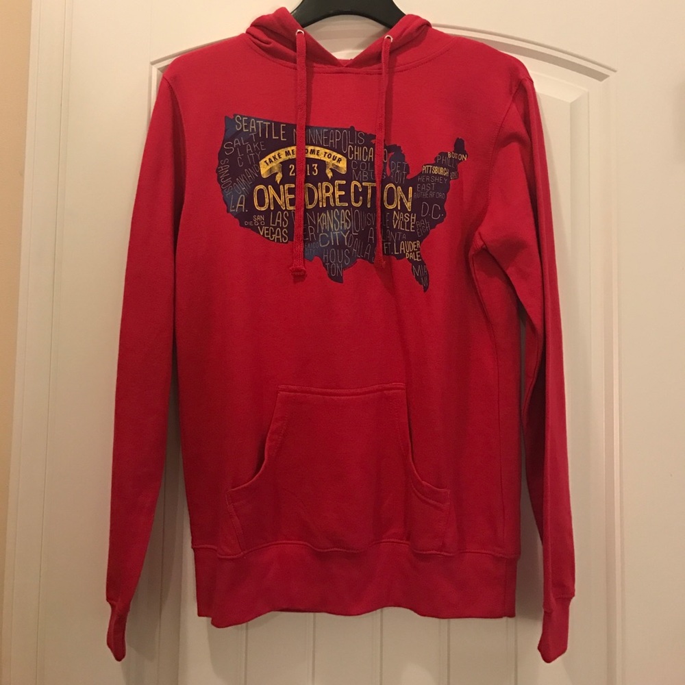 NEVER BEFORE WORN ONE DIRECTION PINK HOODIE