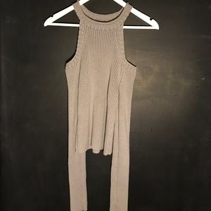 Forever 21 shoulder cut out sweater