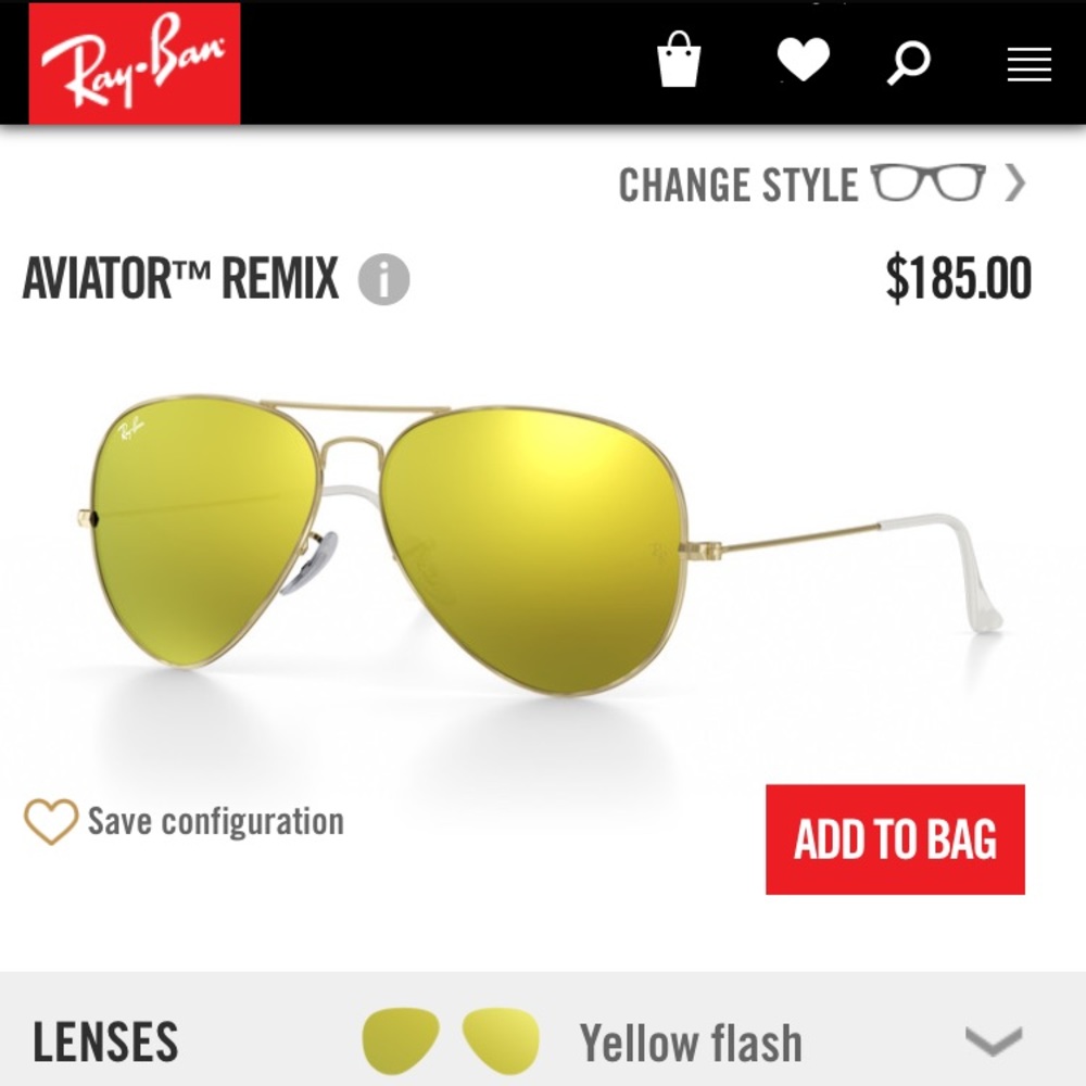 Brand new Ray-ban Aviators sexy!