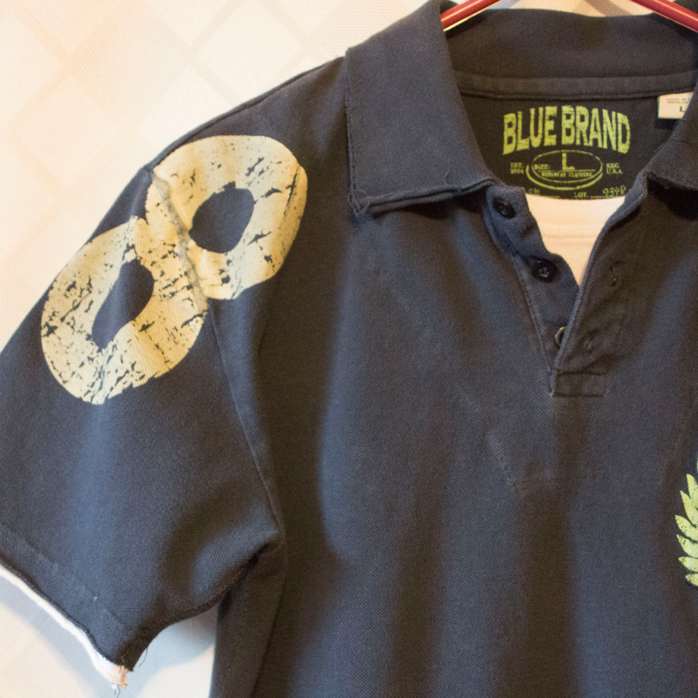 Blue Brand Polo Shirt