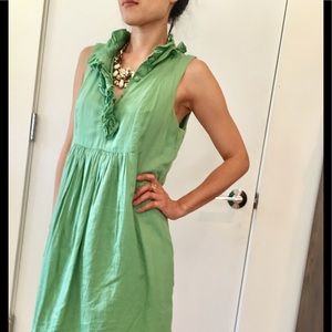 ABS Cotton Ruffle Top Dress