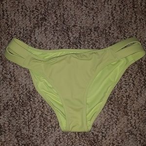 Neon yellow bikini bottom