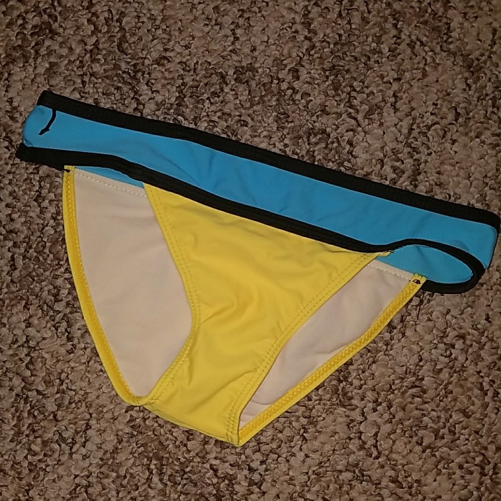 Color block bikini bottom