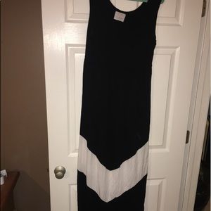 Black and White Maxi Dress