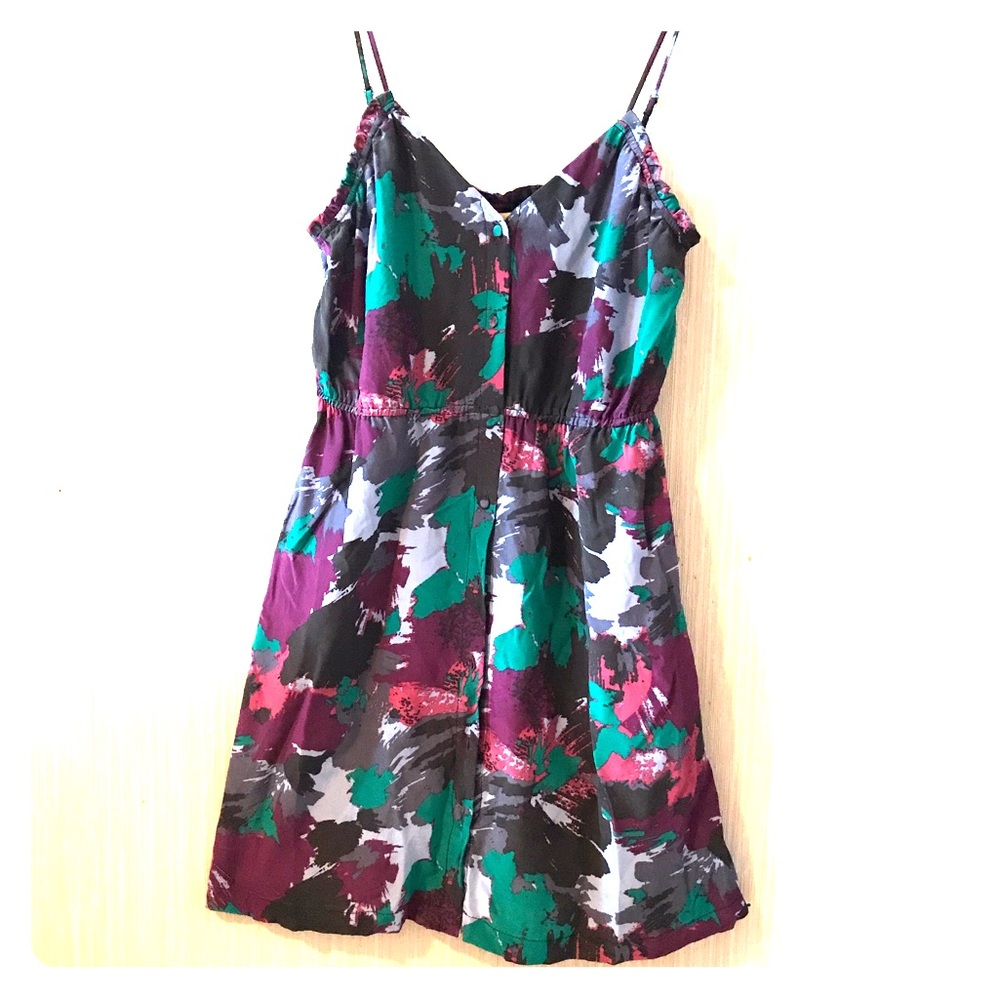 Ecote Dress, Sz M - 100% silk.