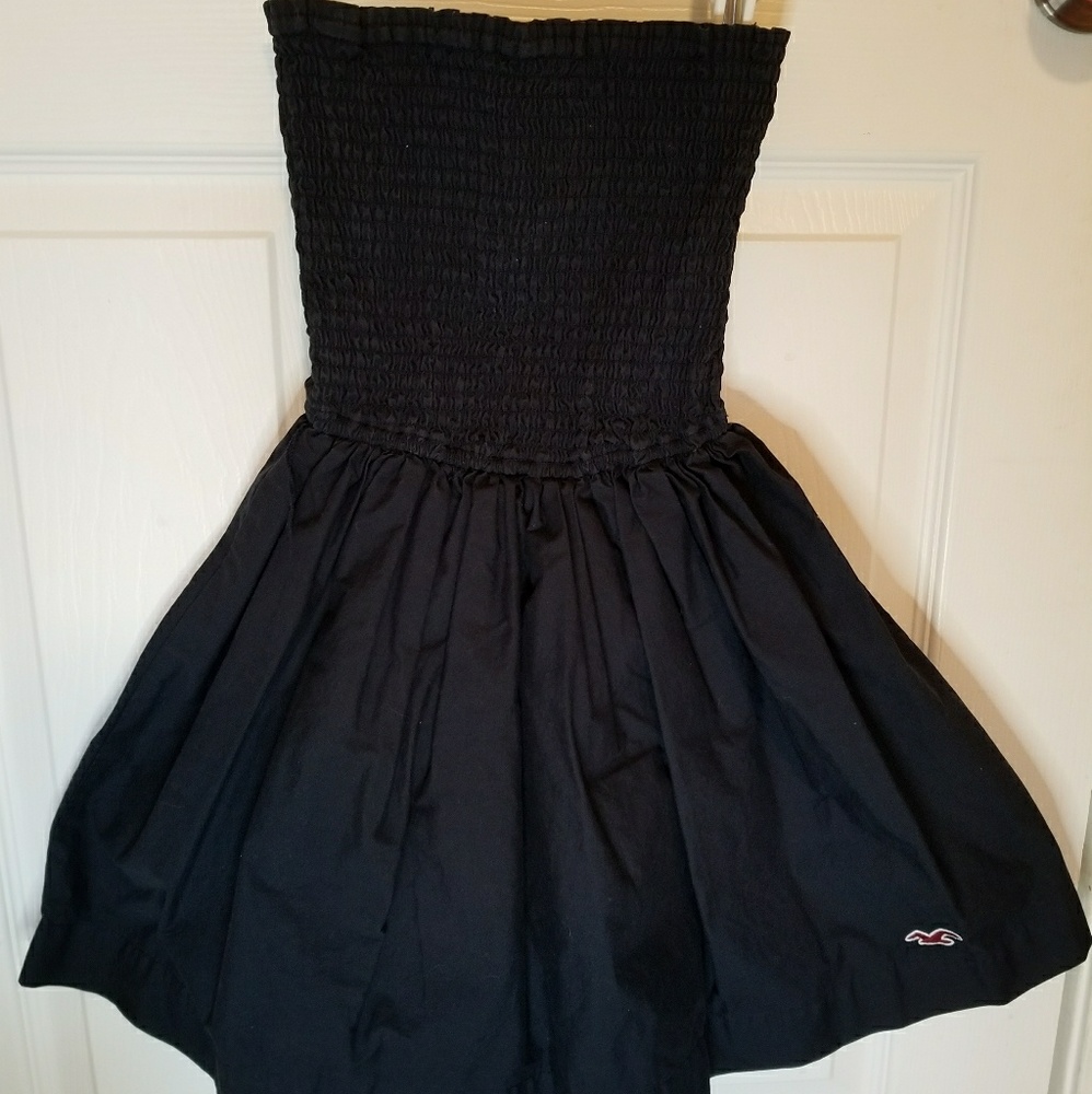 Navy blue Strapless dress