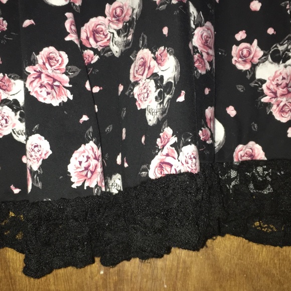 Hot topic flower skull dress - Picture 4 of 4