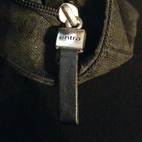 Entra Black Leather Trim Purse - Picture 3 of 8