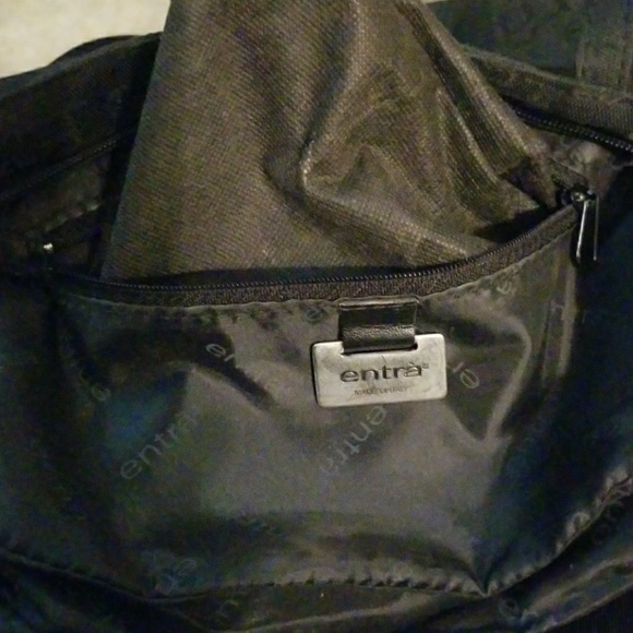 Entra Black Leather Trim Purse - Picture 4 of 8