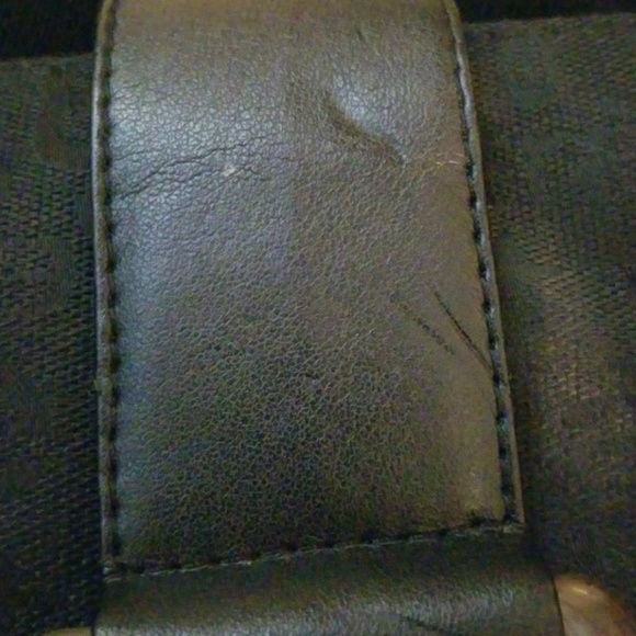 Entra Black Leather Trim Purse - Picture 7 of 8