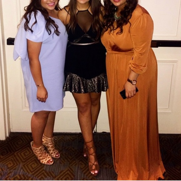 Three Floor - Electric Dress in black & brass gold - Picture 2 of 6