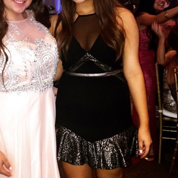 Three Floor - Electric Dress in black & brass gold - Picture 3 of 6