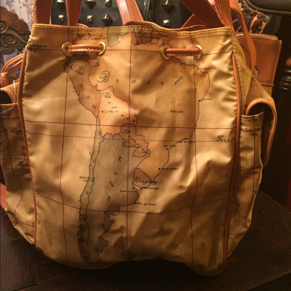 ALVIERO MARTINI SOFTSIDE DRAWSTRING BAG