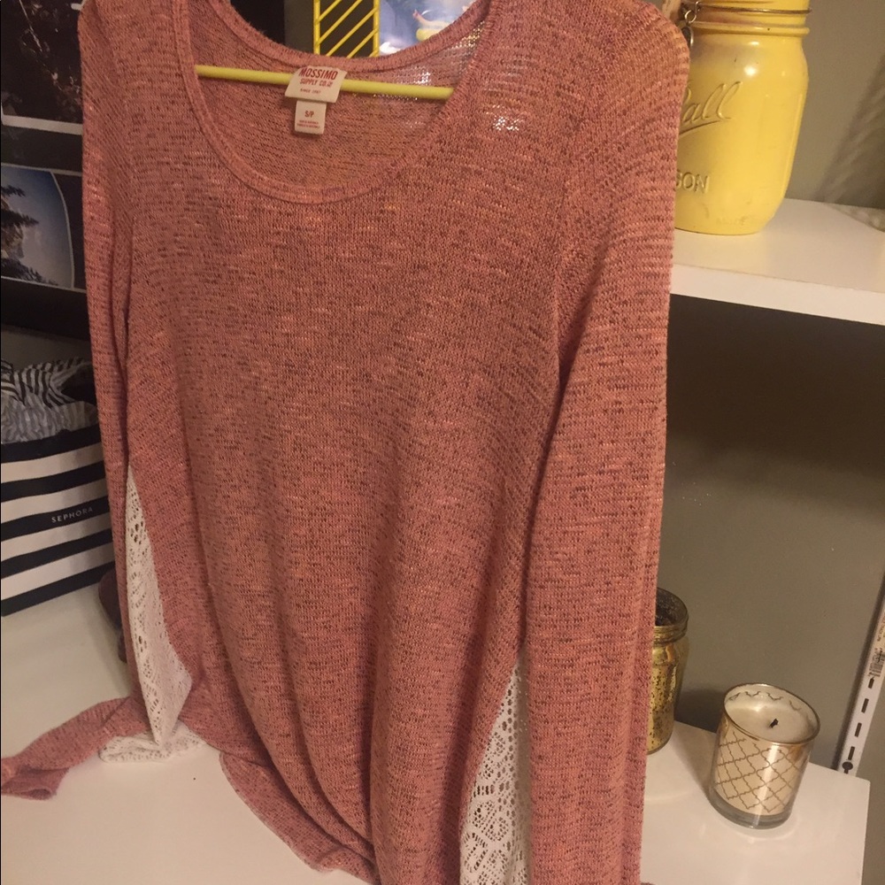 Lace sweater