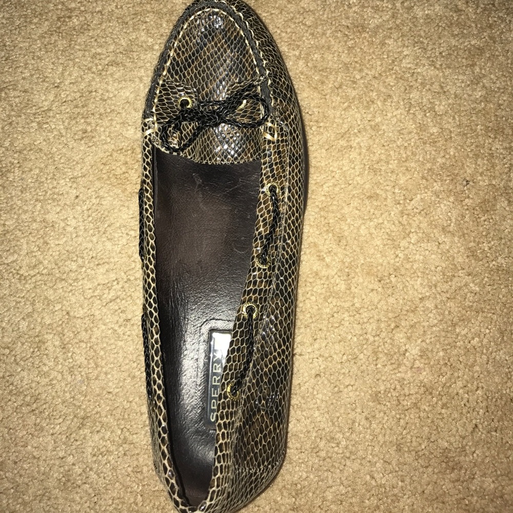 Sperry snakeskin shoes