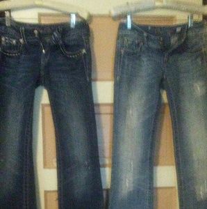 Jeans...Miss.Me..Abercrombie...Inc. And Levi Jeans
