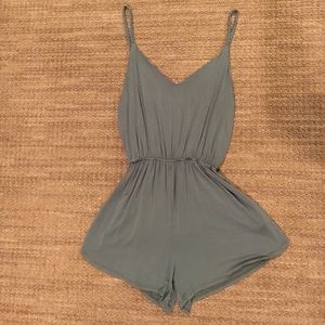 Rope Strap Tank Romper