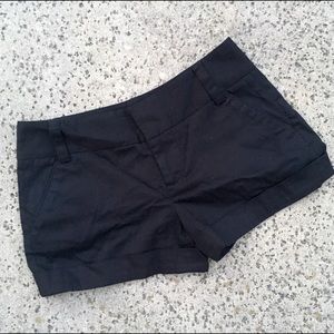 Alice + Olivia Black Caddy Shorts