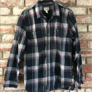 Converse all star flannel shirt.