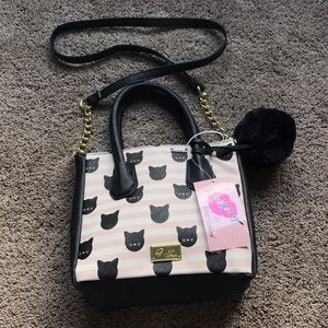 Betsey Johnson Cat Crossbody Bag