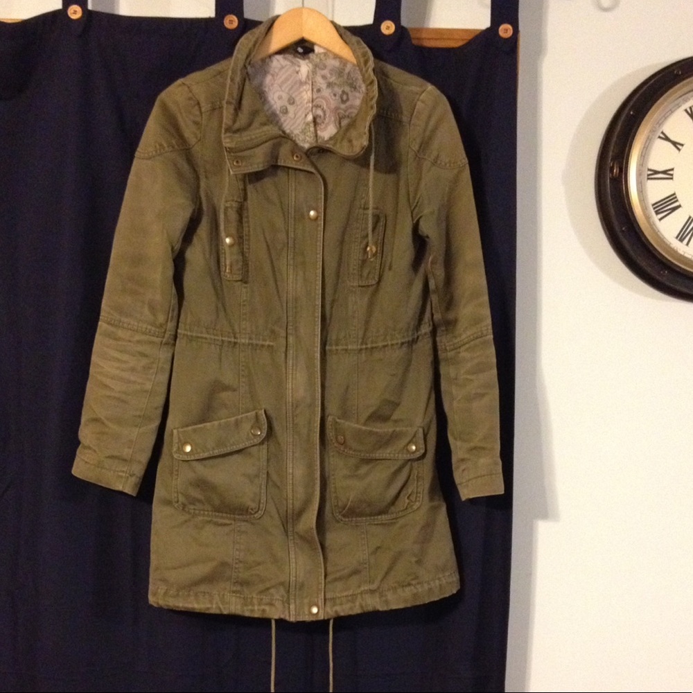Olive Green Utility Coat