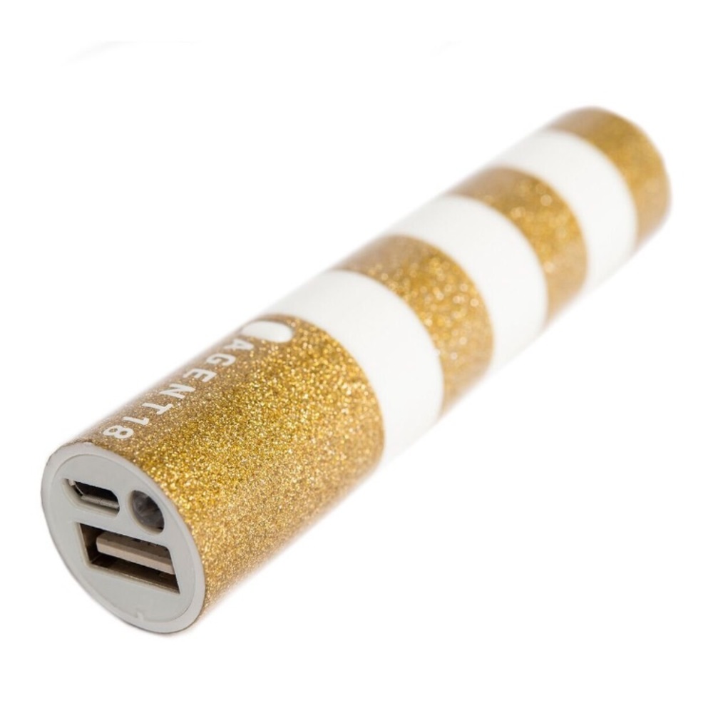 New Agent18 Dart Battery in Gold Glitter Stripes