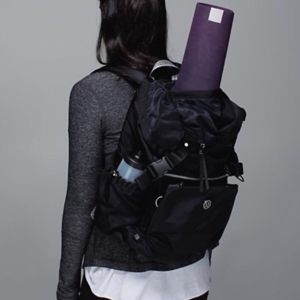 Lululemon traveling yogini rucksack