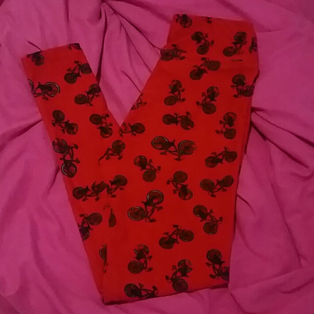 OS Lularoe Leggings with bikes!