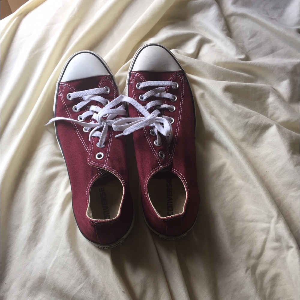 Maroon Converse