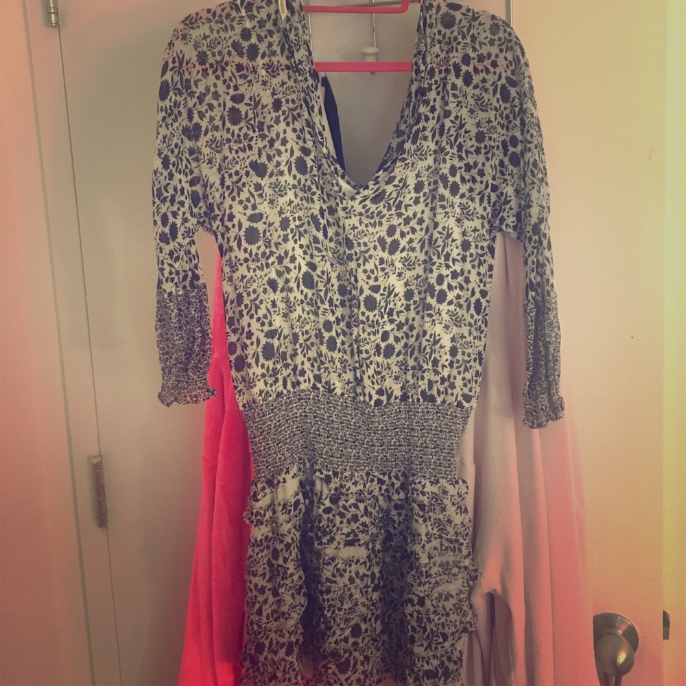 Rebecca Minkoff floral printed ruffle dress