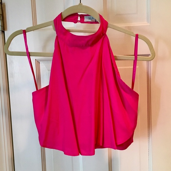 Sexy Raspberry Halter Top - Picture 3 of 5