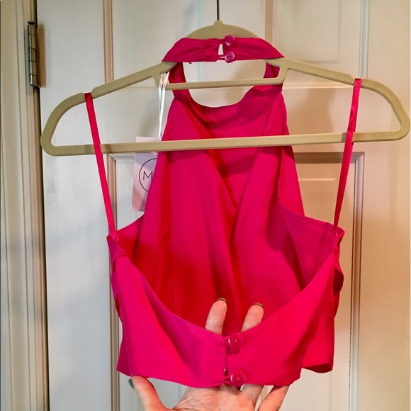 Sexy Raspberry Halter Top - Picture 4 of 5