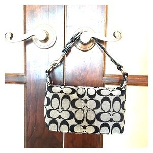 Coach small black bag