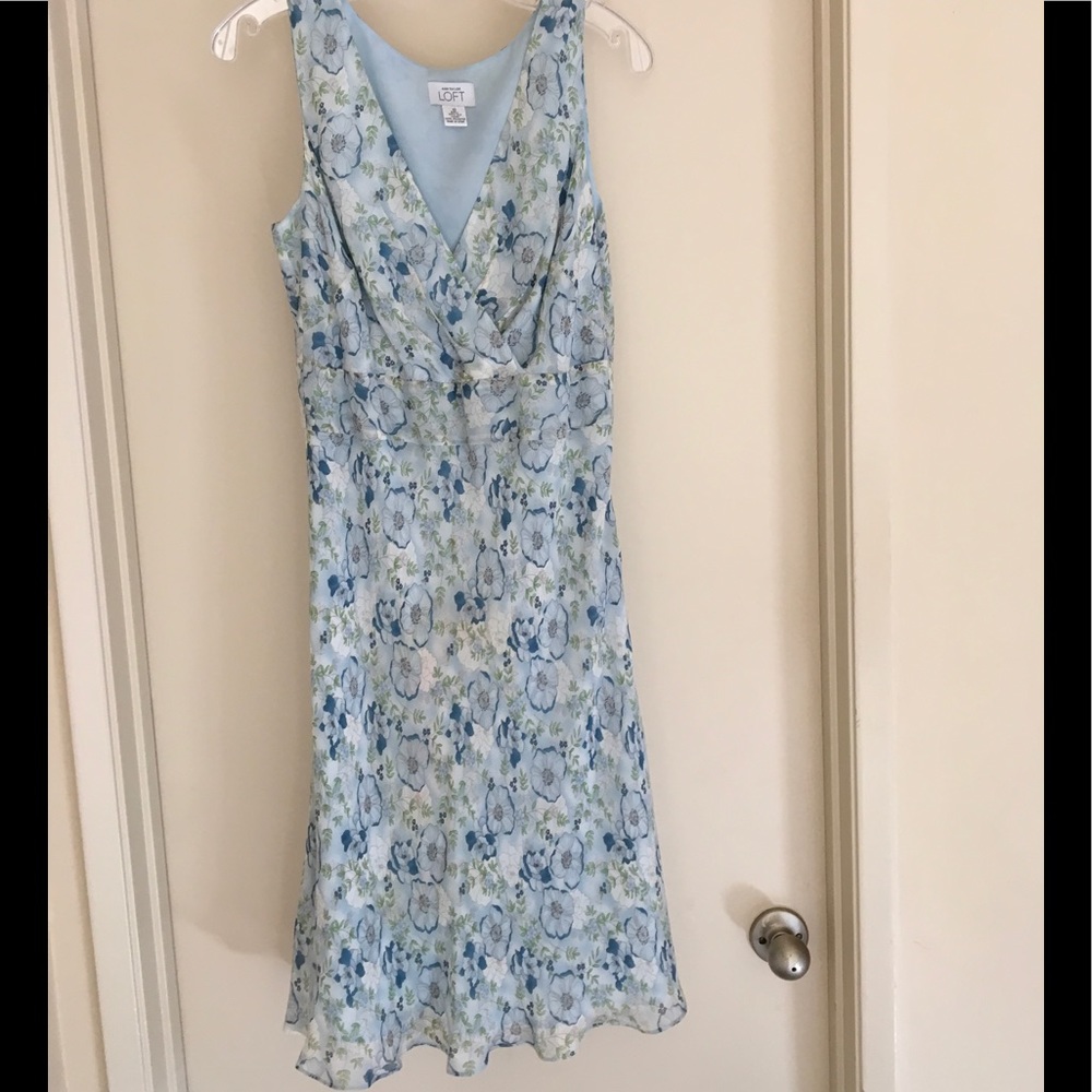 Loft 100% Silk Dress