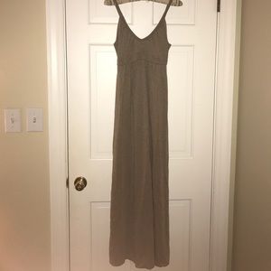 Old Navy tan maxi dress