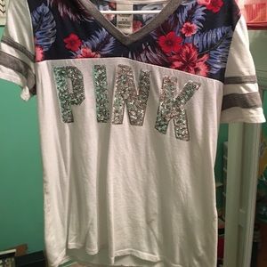 Shortsleeve Floral PINK shirt