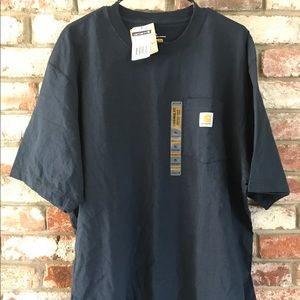 New with tags Carhertt navy blue t shirt