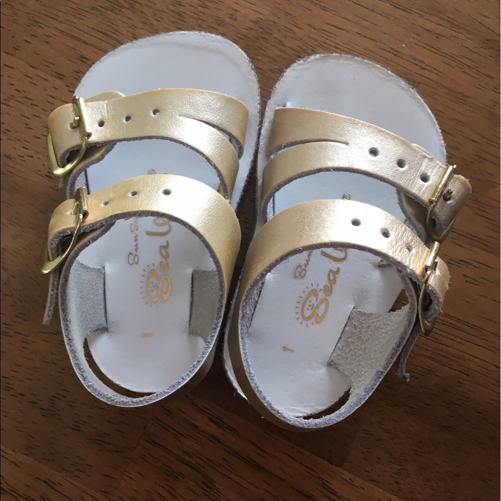 Gold Sun San Salt Water Infant Sandal