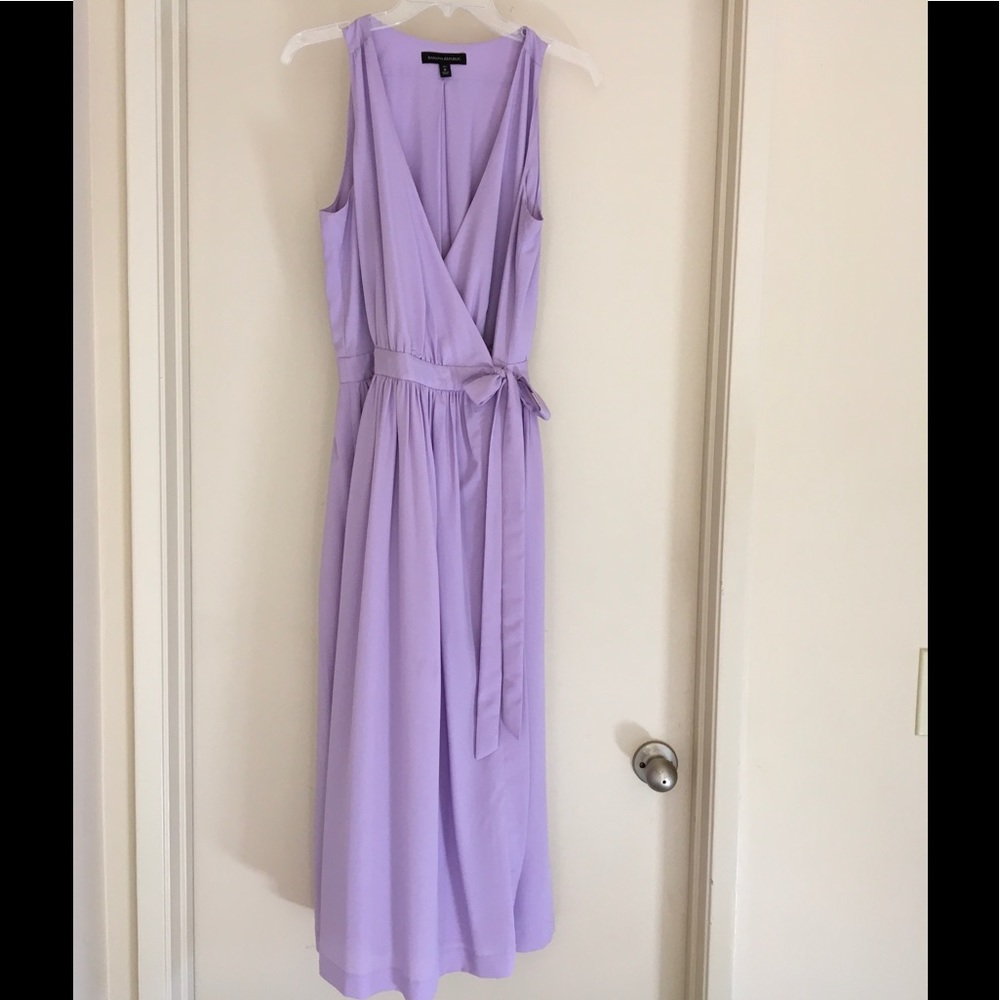 Banana Republic Lavender Midi Dress