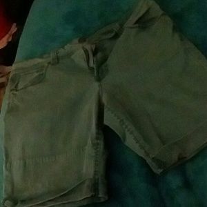 Faded glory teal Bermuda shorts