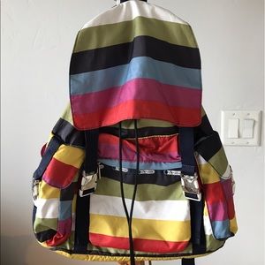 Multicolored Lesportsac Nylon Backpack