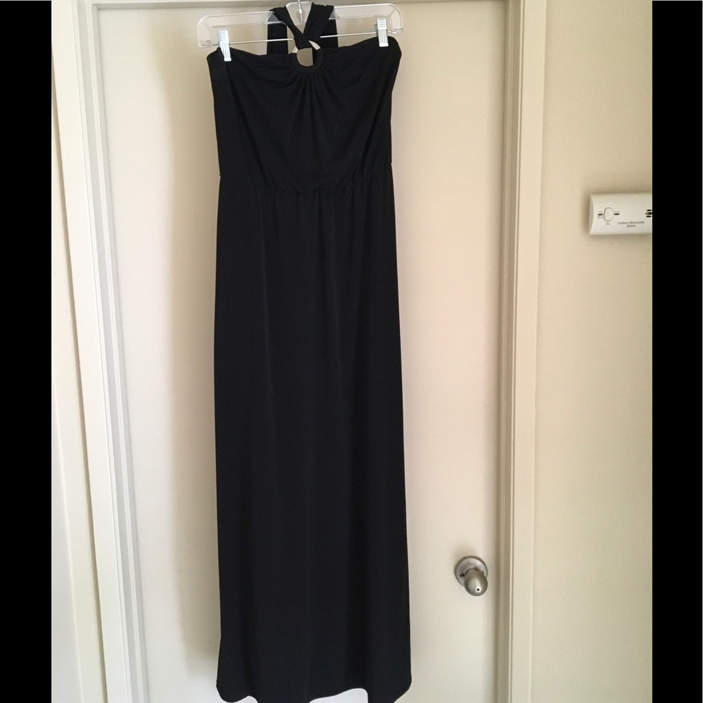WHBM Black Maxi Dress